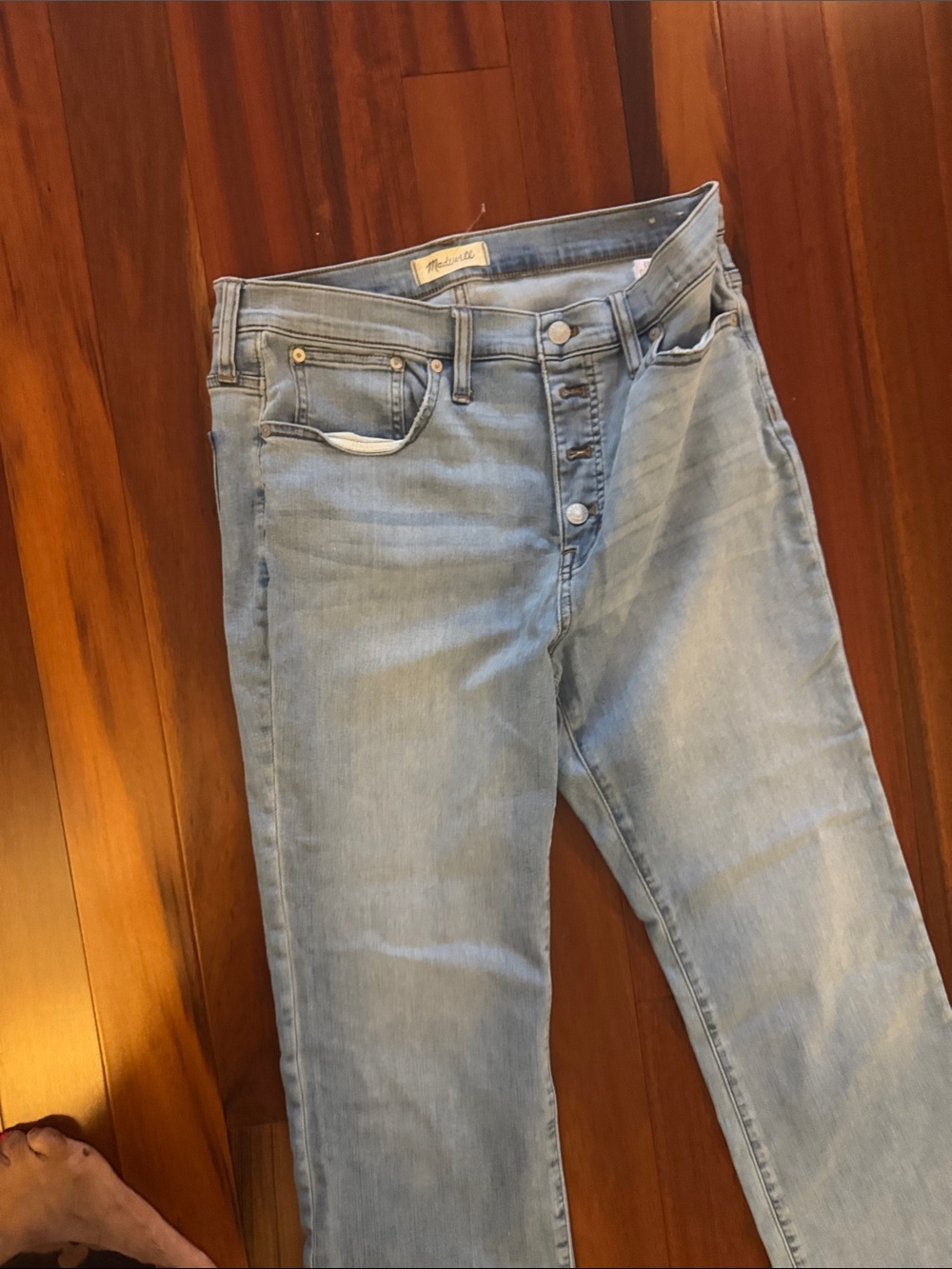 Madewell  Blue Women's Button-Fly Jeans